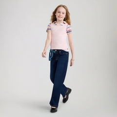 Wide Leg Jeans Big Girls 7-16 - Legacy - Dark Blue