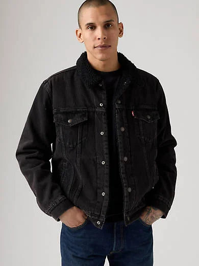Type III Sherpa Trucker Jacket - Built To Last Sherpa - Black