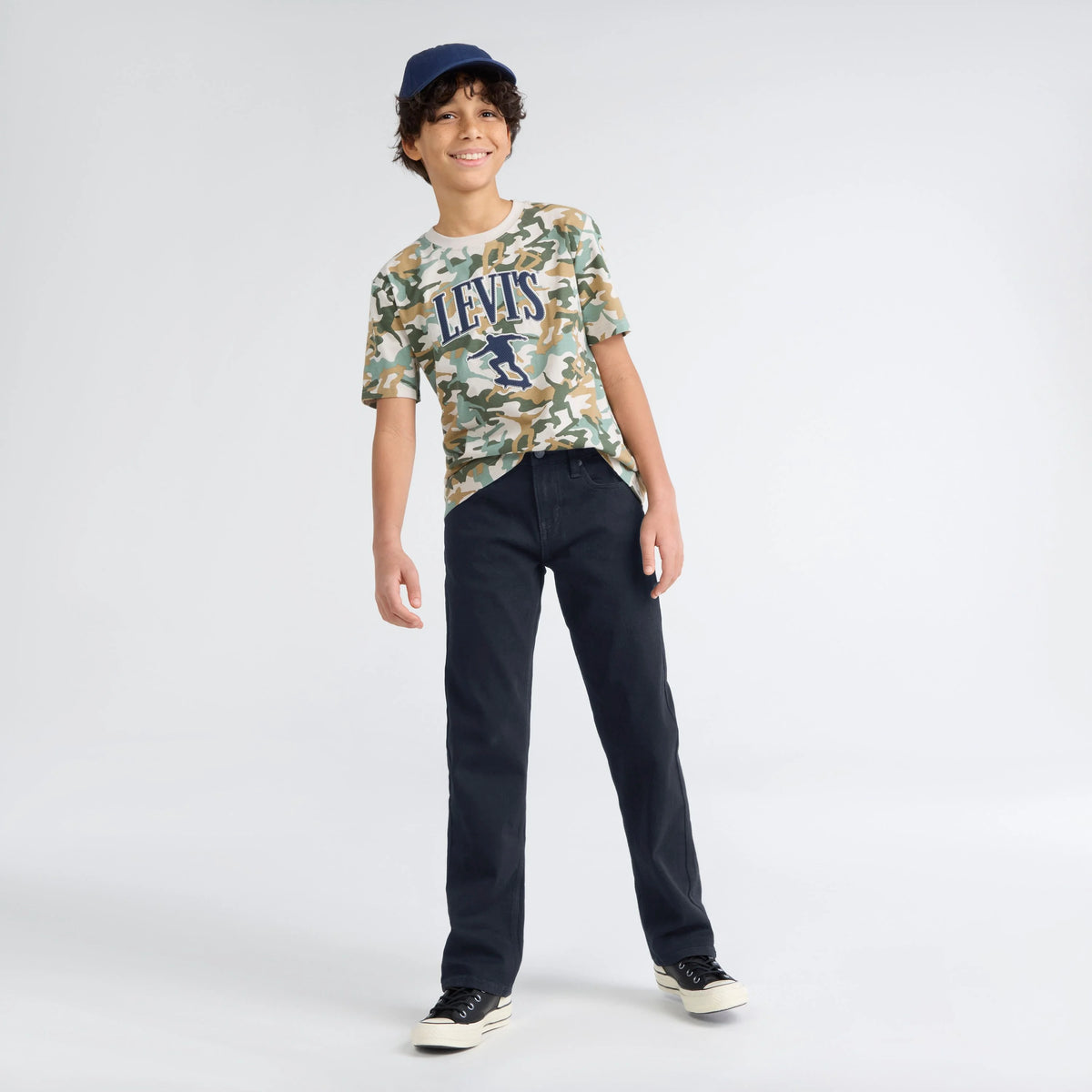 514™ Straight Performance Jeans Big Boys 8-20 - Black Stretch