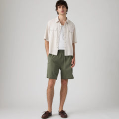 Boxer Cotton Linen 7" Men's Shorts - Kambaba Cotton Linen Twill - Grey