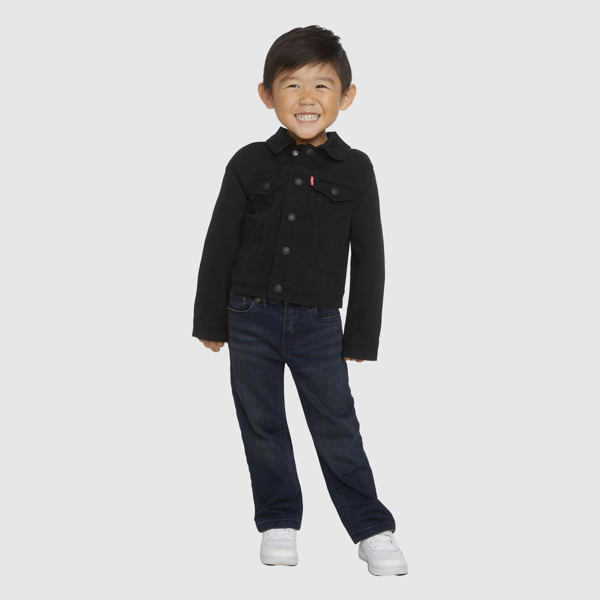 Trucker Jacket Toddler 2T-4T - Black