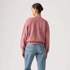 Vintage Garment Dye Boxy Sweatshirt - Garment Dye Crushed - Pink