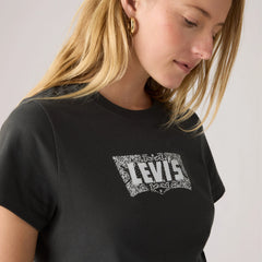 Graphic Logo Favorite Short Sleeve Tee - Expanded Satya Bw Pi - Black