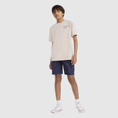Short Sleeve Motor Speedway Graphic Tee Big Boys 8-20 - Pumice Stone - White