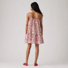 Adira Mini Dress - Laurie Floral Coral - Multi-Color