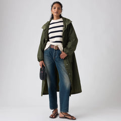 Simone Long Bubble Parka - Deep Depths - Green