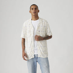 Classic Camp Shirt - Malachi Tile Egret - Multi-Color