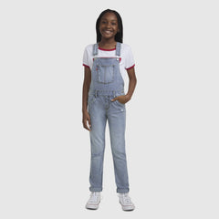 Girlfriend Overalls Big Girls 7-16 - Palisades - Light Wash