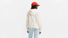 Everyday Zip-Up Hoodie Sweatshirt - White Swan