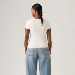 Dry Goods Short Sleeve Tee - Egret - White