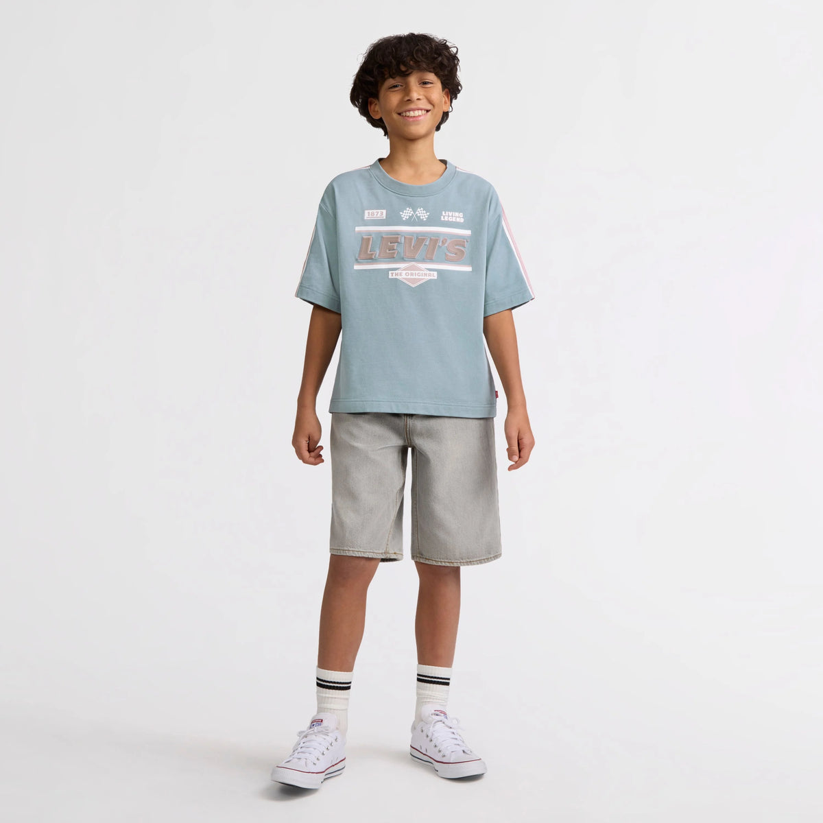 Homestretch Short Sleeve Tee - Lead - Green