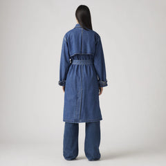 Spade Trench Coat - Let's Get Lost Again - Dark Wash