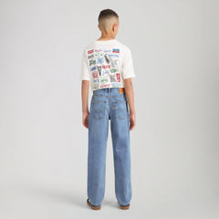 Loose Taper On The Move Jeans Big Boys 8-20 - Blue