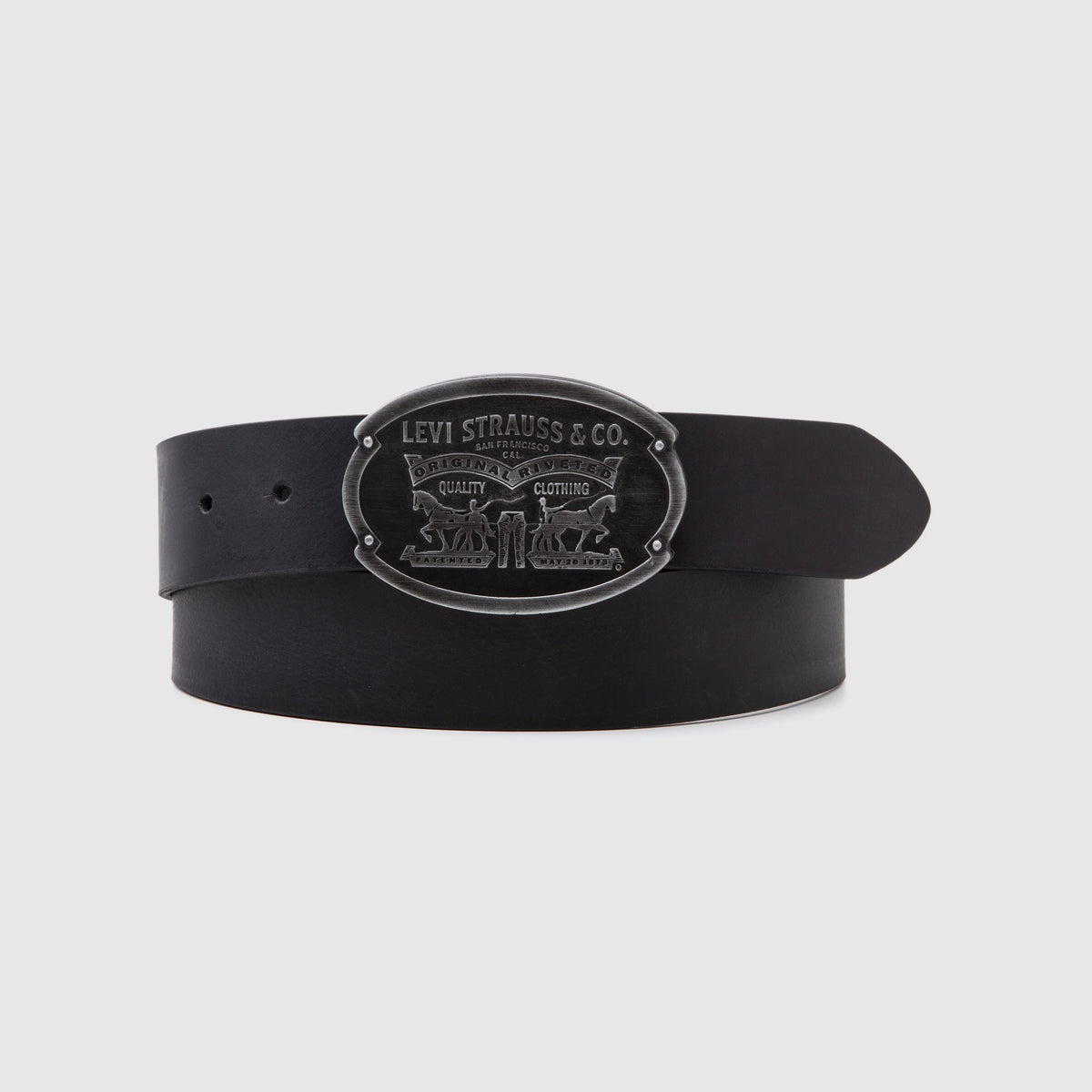 Billy Plaque Belt - Black
