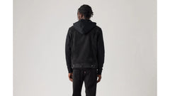 Hybrid Hoodie Trucker Jacket - Built to Last - Black