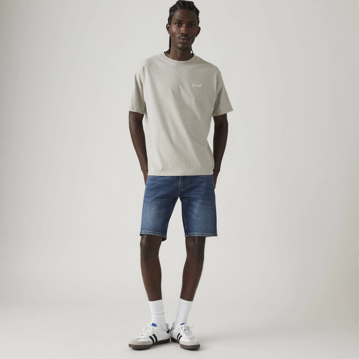 412 Slim 9" Men's Shorts - Fan to Family - Dark Wash