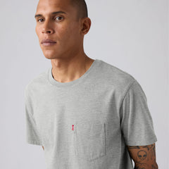 Classic Pocket T-Shirt - Chisel Grey Heather Slub - Grey