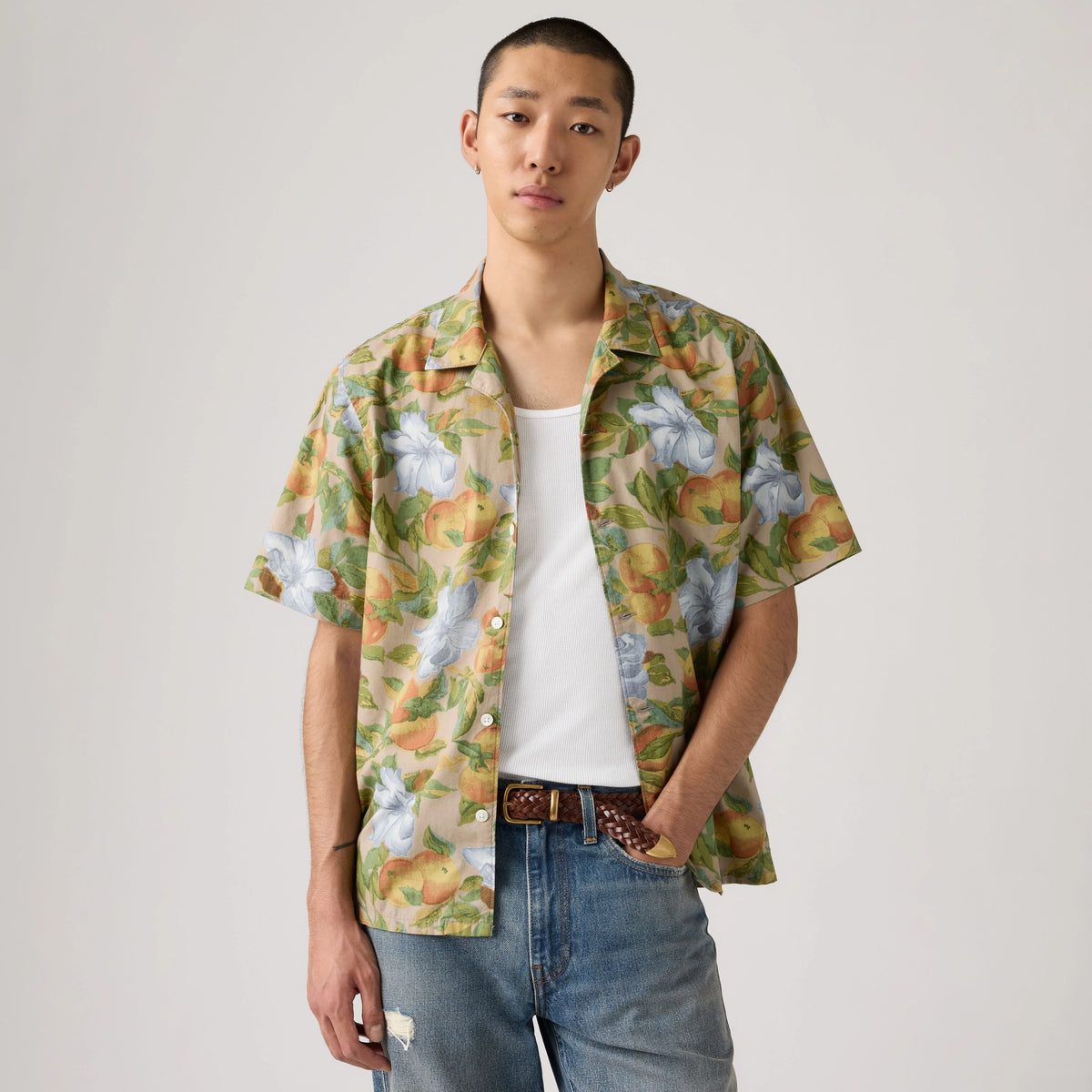 Sunset Camp Shirt - Alicante Floral Multi Fruit - Multi-Color